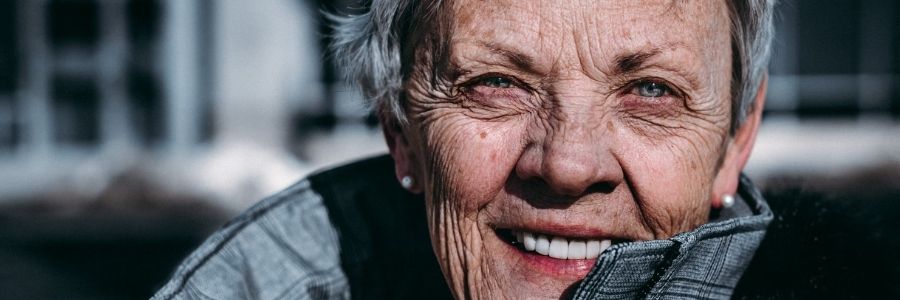 photo of a smiling senior woman