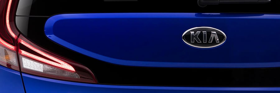 Image of a Kia vehicle in blue